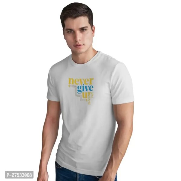 WHITE TRENDY PRINTED T-SHIRT - Image 2