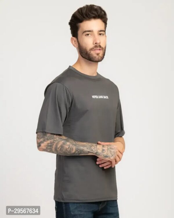 STYLISH BLEND DOWN SHOULDER T-SHIRT FOR MEN - Image 3