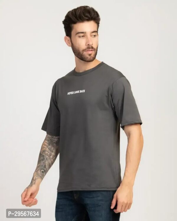 STYLISH BLEND DOWN SHOULDER T-SHIRT FOR MEN - Image 4