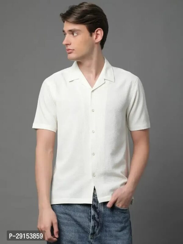 STYLISH MENS HALF SLEEVES NEW CASUAL SHIRT - Image 3