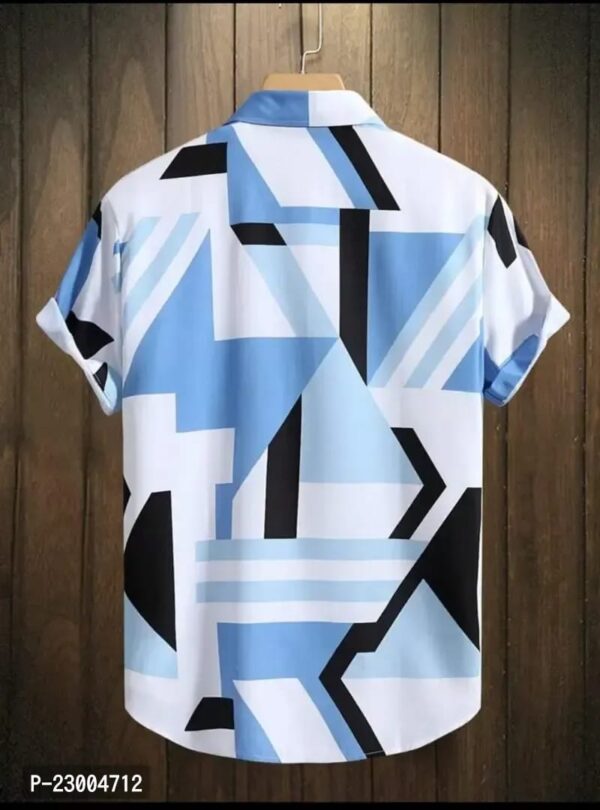CLASSIC SPANDEX PRINTED CASUAL WHITE FOR MEN - Image 2