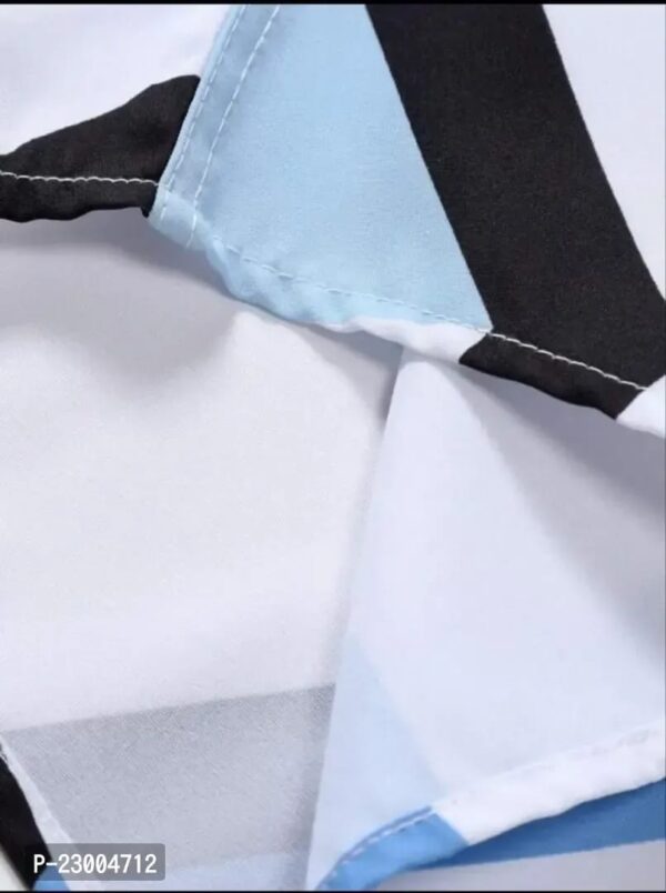 CLASSIC SPANDEX PRINTED CASUAL WHITE FOR MEN - Image 4