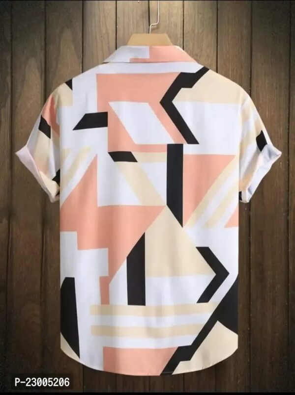 CLASSIC SPANDEX PRINTED CASUAL SHIRT FOR MEN - Image 2