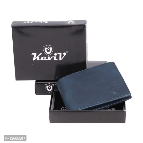 GENUINE LEATHER WALLET FOR MEN (BLUE)