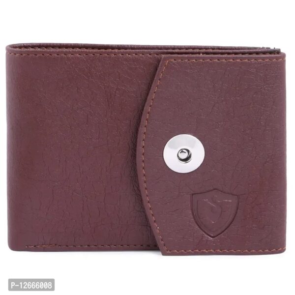 ARTIFICIAL LEATHER WALLET FOR MEN (BROWN)