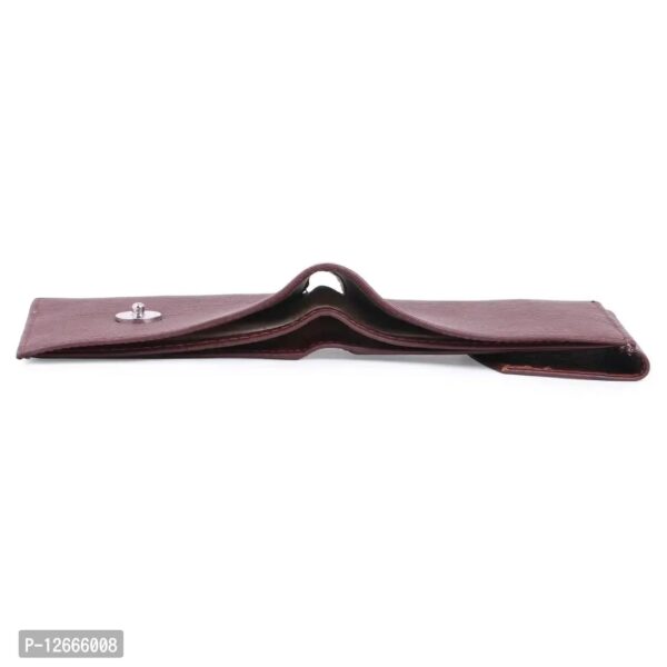 ARTIFICIAL LEATHER WALLET FOR MEN (BROWN) - Image 4
