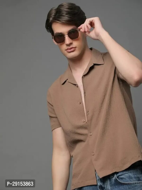 STYLISH MENS HALF SLEEVES NEW CASUAL SHIRT - Image 6