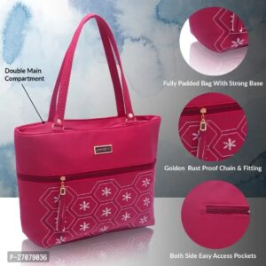 PREMIUM PU MADE STYLISH HANDBAG FOR WOMEN (MAROON)