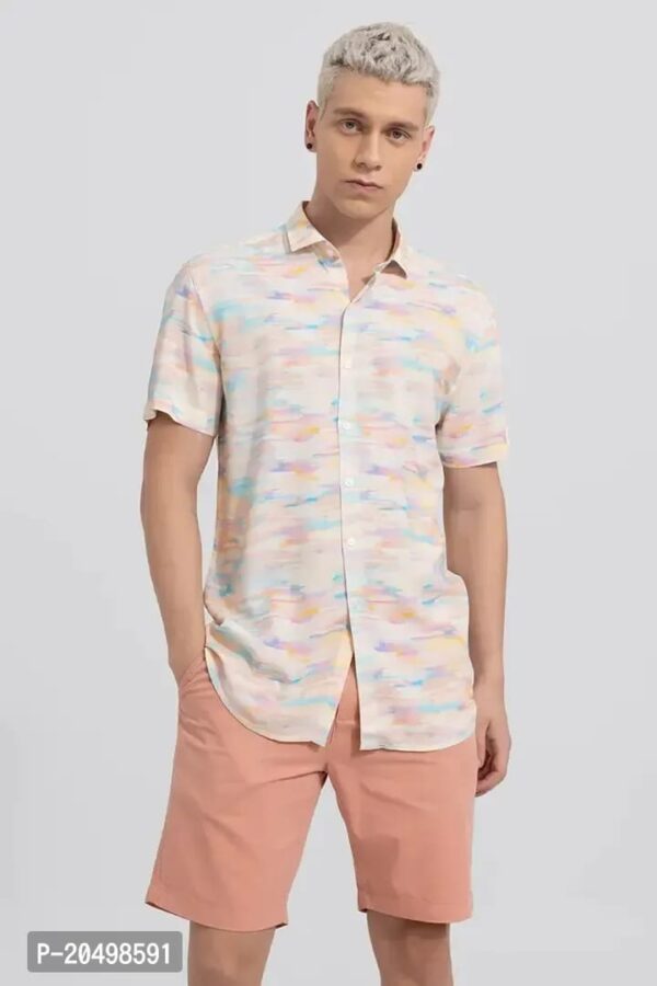Upgrade Your Wardrobe with Our Casual Printed Shirt for Men