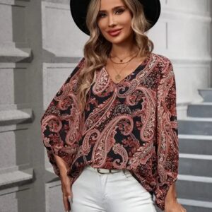 Stylish and Comfortable: Casual Regular Sleeves Solid Women Brown Top