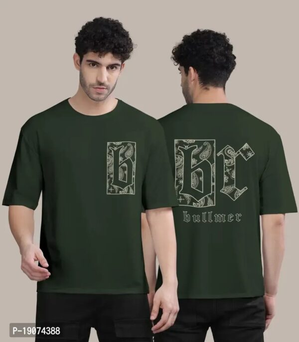 Discover the Ultimate Comfort: Baggy Oversized Printed T-Shirt in Olive