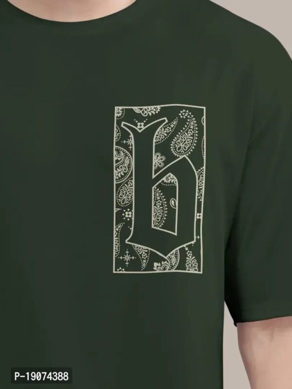 Discover the Ultimate Comfort: Baggy Oversized Printed T-Shirt in Olive - Image 5