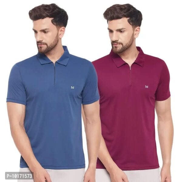 Discover the Versatility of Our Men's Gym Polo T-Shirt 2-Pieces