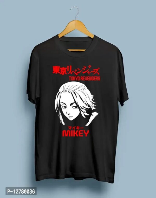 TOKYO REVENGERS PRINTED BLACK COLOURED T SHIRT .