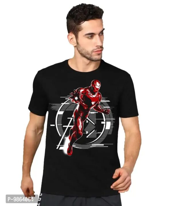 Stylish Ironman Printed Round Neck T-Shirt