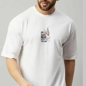 Classic Polyester Printed T-Shirt for Men