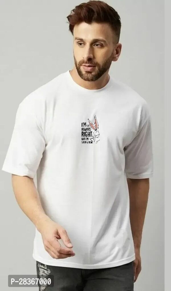 Classic Polyester Printed T-Shirt for Men