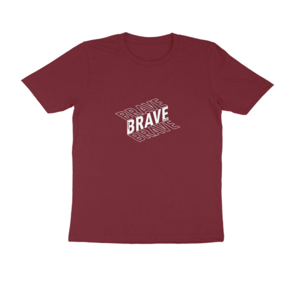 HALF SLEEVE 3D PRINTED ( BRAVE ) T SHIRT FOR MEN - Image 15
