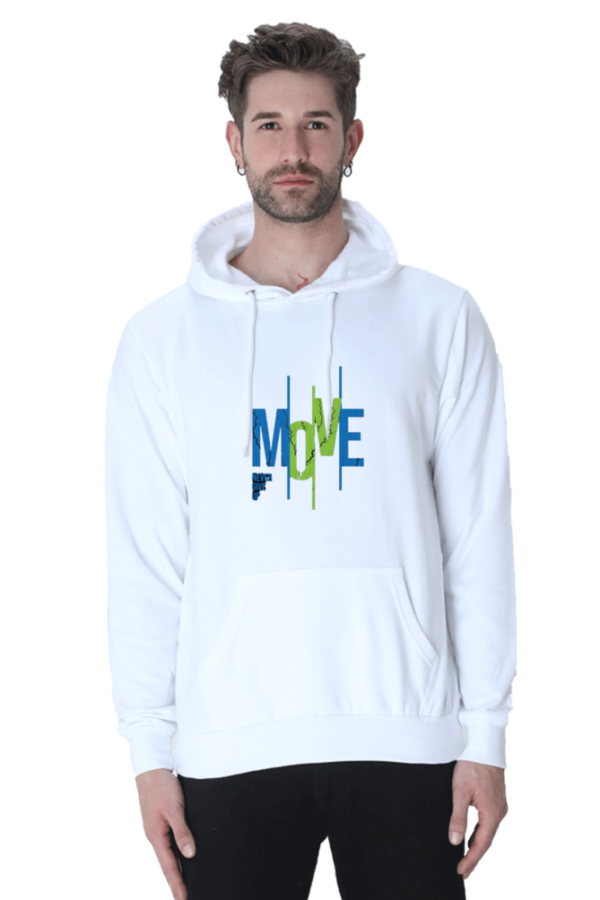 "Move Cotton Hooded Sweatshirt – Keep Going" - Image 14