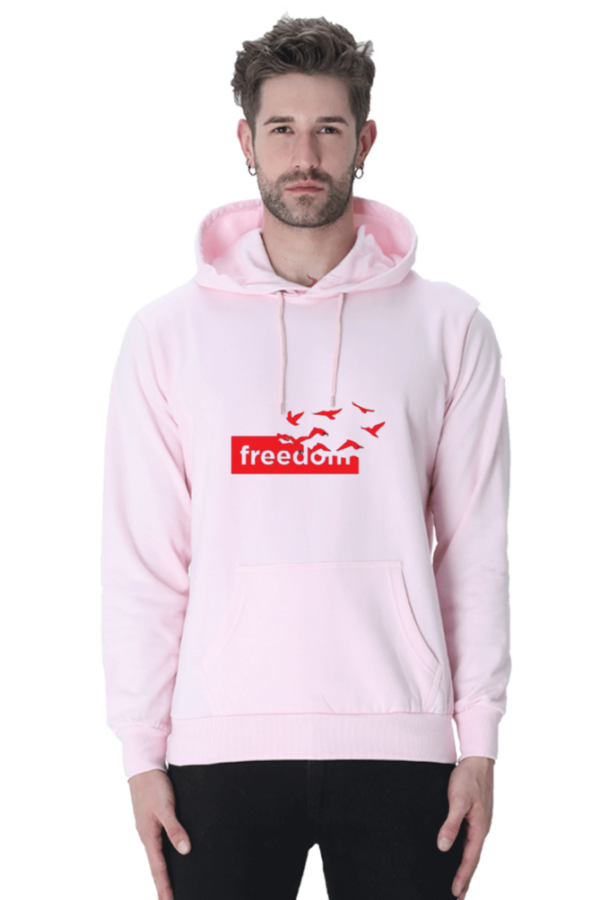 "Freedom Cotton Hooded Sweatshirt – Express Your Spirit" - Image 4