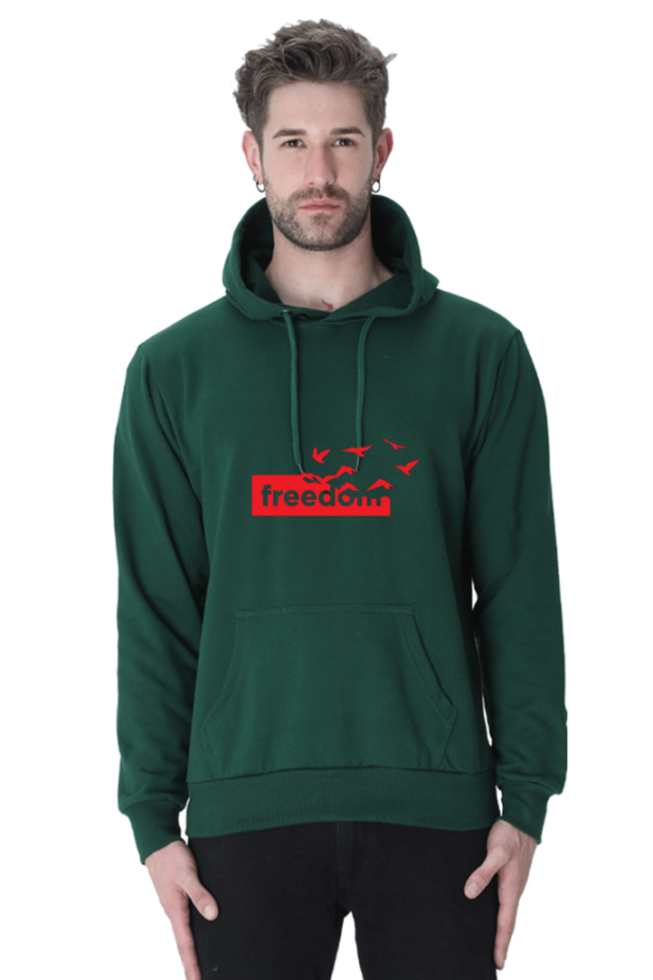 "Freedom Cotton Hooded Sweatshirt – Express Your Spirit" - Image 9