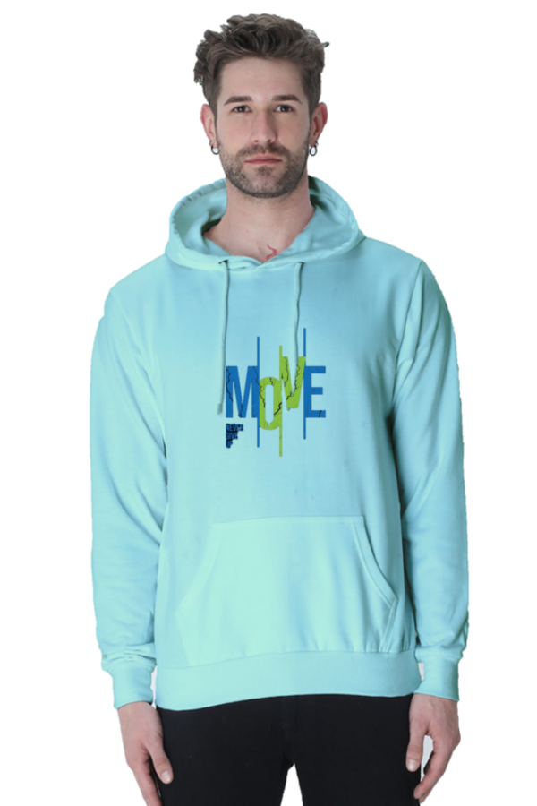 "Move Cotton Hooded Sweatshirt – Keep Going" - Image 2