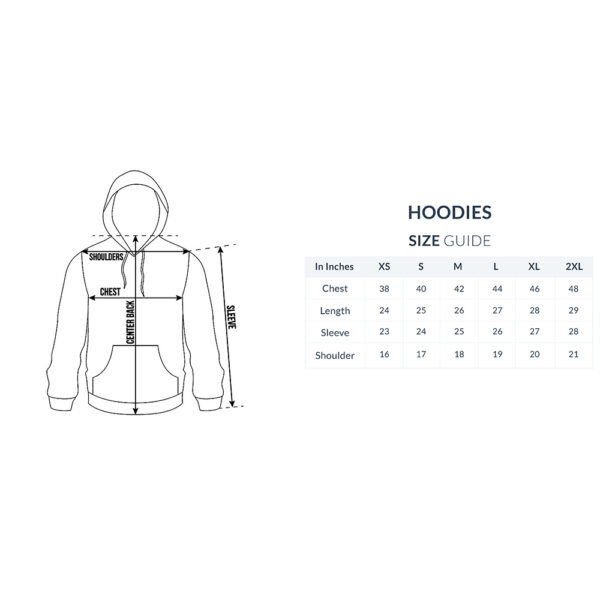 Plain Hoodies for Men/Women in Black, Grey, and White and More - Basic Hoodie with No Logo - Image 25