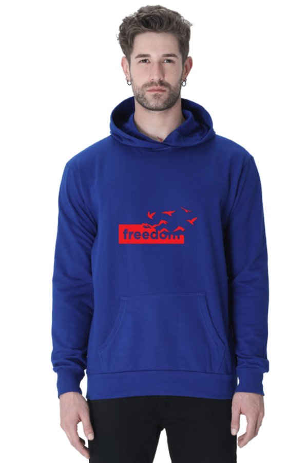 "Freedom Cotton Hooded Sweatshirt – Express Your Spirit" - Image 8