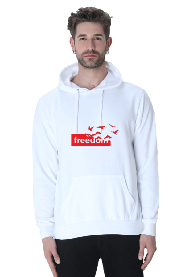 "Freedom Cotton Hooded Sweatshirt – Express Your Spirit" - Image 13