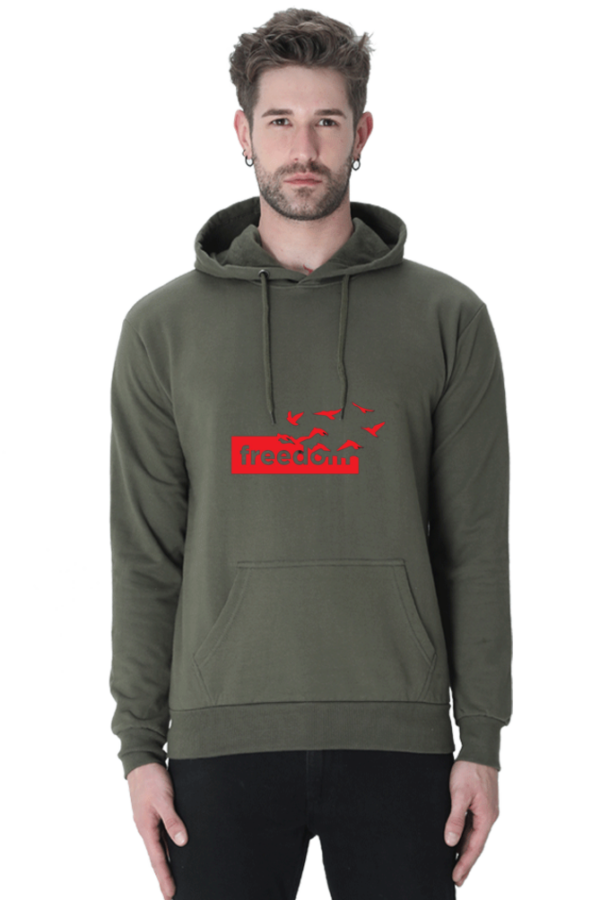 "Freedom Cotton Hooded Sweatshirt – Express Your Spirit" - Image 6