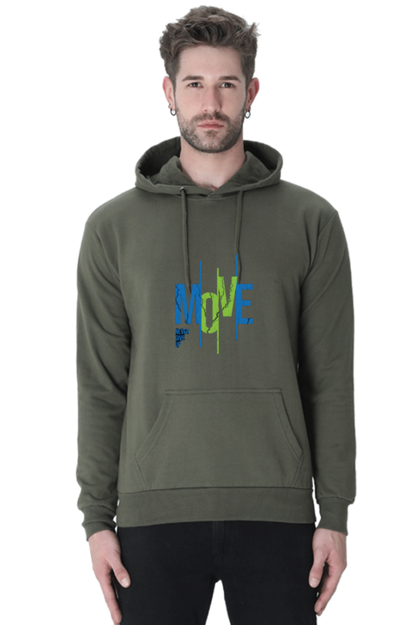 "Move Cotton Hooded Sweatshirt – Keep Going" - Image 6