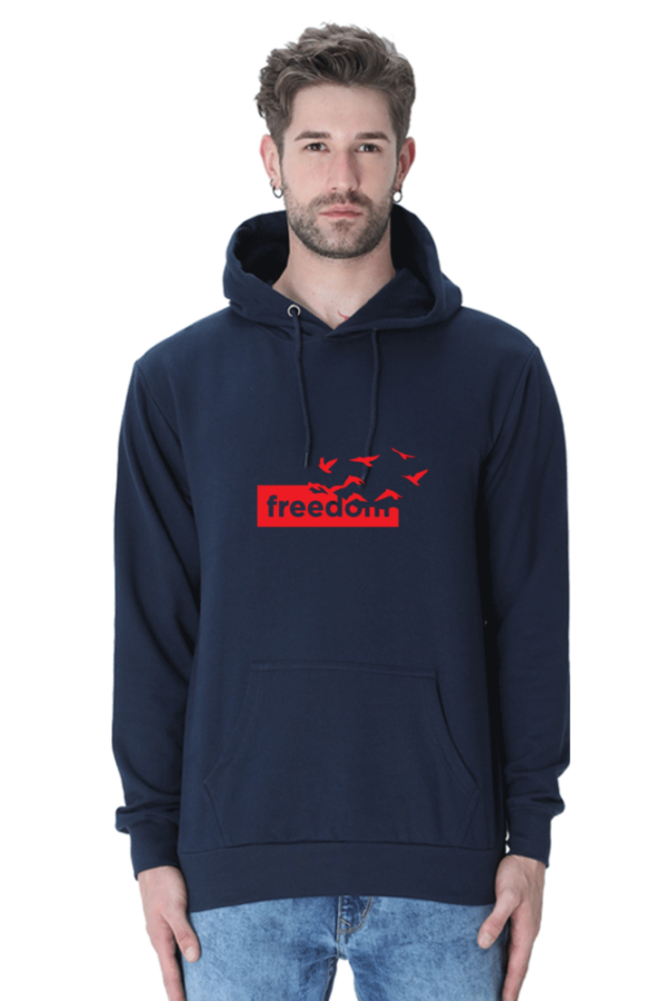 "Freedom Cotton Hooded Sweatshirt – Express Your Spirit" - Image 11