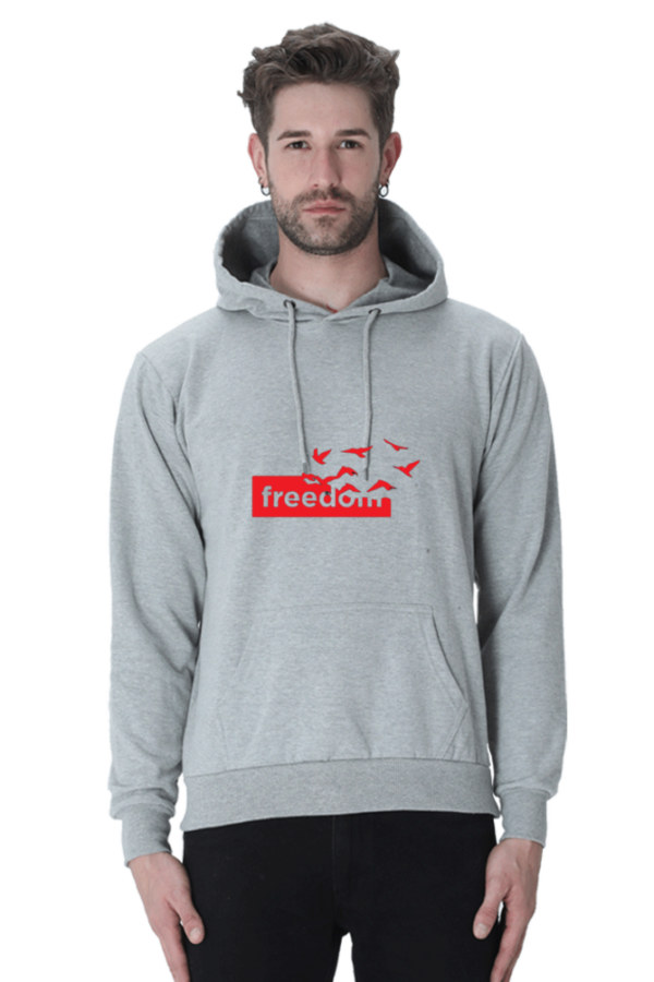 "Freedom Cotton Hooded Sweatshirt – Express Your Spirit" - Image 10