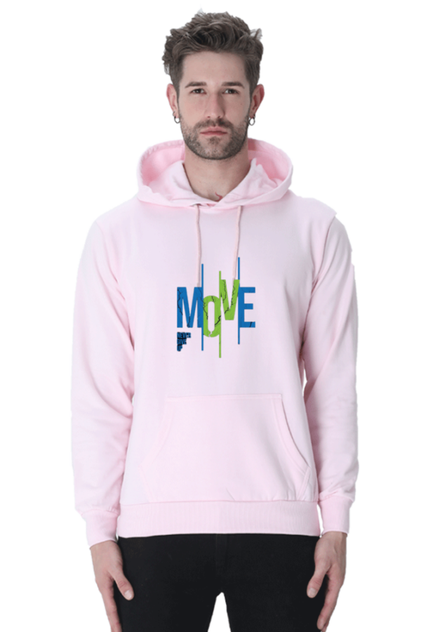 "Move Cotton Hooded Sweatshirt – Keep Going" - Image 4