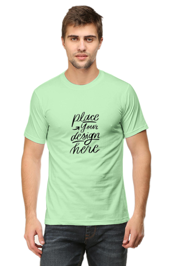 Stylish Men's Round Neck Classic Customizable T-Shirts