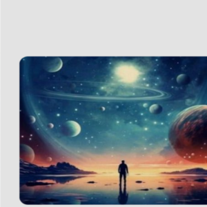 Beautiful Space Design Mouse Pad | Buy 2 Get 1 Free |