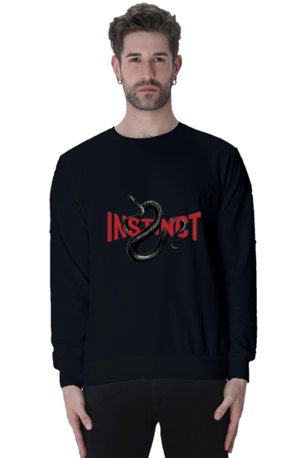 Instinct" Snake Printed Graphic Full Sleeve T Shirt | sweat & stain free, summer fabric - Image 9