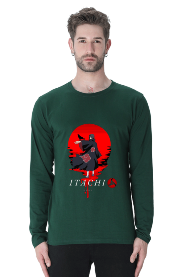 An essential piece of Naruto anime apparel is the Itachi Long Sleeve T-Shirt. - Image 2