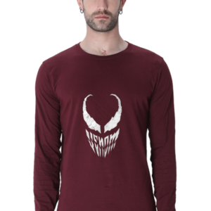 Iconic Marvel Long Sleeve Venom Villain t shirt.