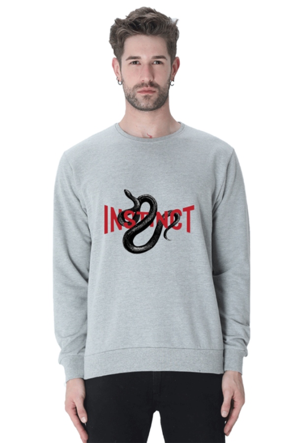 Instinct" Snake Printed Graphic Full Sleeve T Shirt | sweat & stain free, summer fabric - Image 7