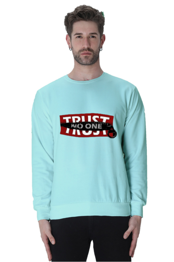 The graphic sweatshirt "Trust No One" - Image 2