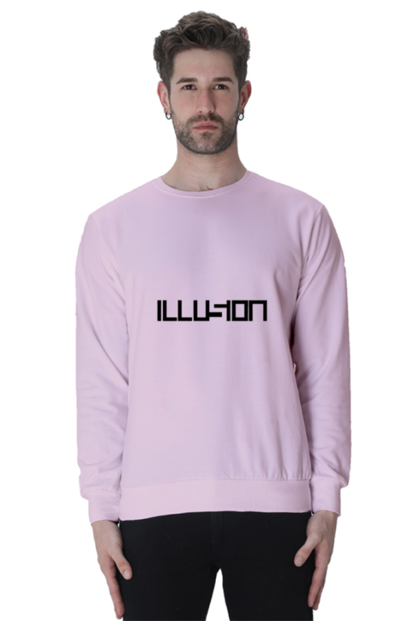 "Illusion" style printed Minimalist Sweatshirt - Image 5