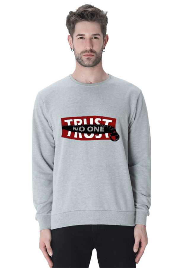 The graphic sweatshirt "Trust No One" - Image 9