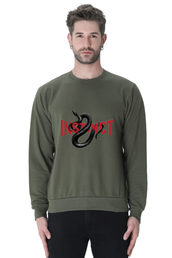 Instinct" Snake Printed Graphic Full Sleeve T Shirt | sweat & stain free, summer fabric - Image 5