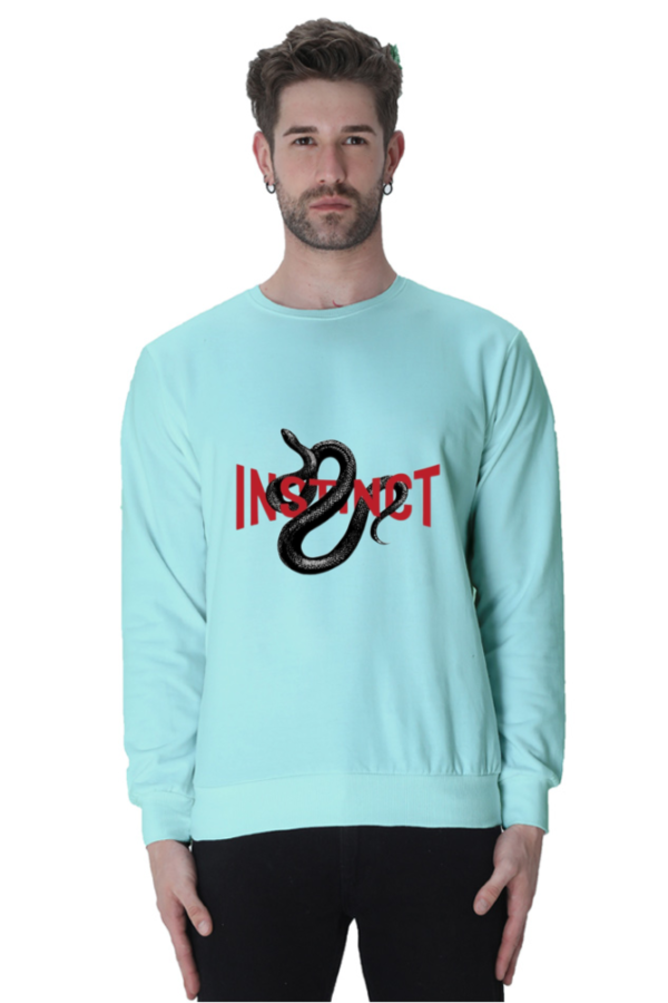 Instinct" Snake Printed Graphic Full Sleeve T Shirt | sweat & stain free, summer fabric - Image 2
