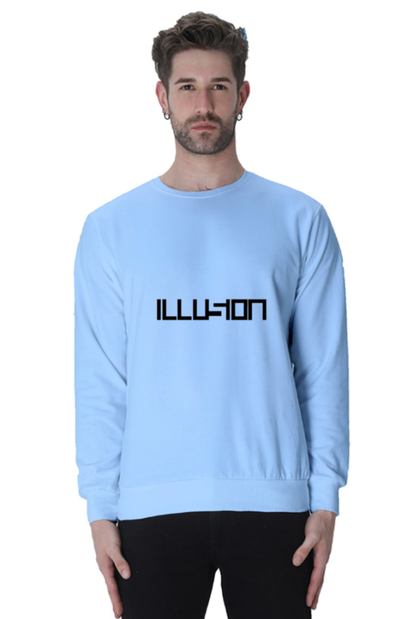 "Illusion" style printed Minimalist Sweatshirt