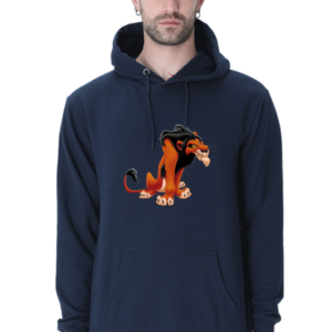 Hoodie in multiple colors featuring a fierce lion design