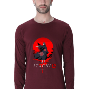 An essential piece of Naruto anime apparel is the Itachi Long Sleeve T-Shirt.