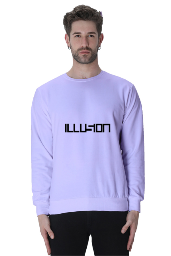 "Illusion" style printed Minimalist Sweatshirt - Image 4