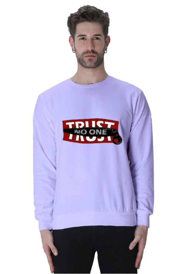 The graphic sweatshirt "Trust No One" - Image 4